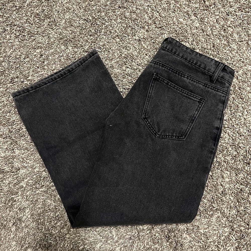 Edikted Black Low rise baggy jeans